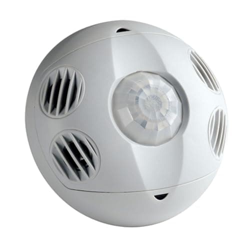 Leviton Ceiling Mount Occupancy Sensor, Multi-Technology, 360 Degree, 2000 Square-Feet Coverage, Self-Adjusting, OSC20-M0W, White