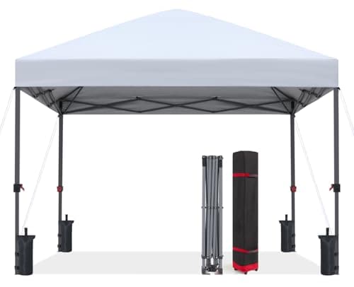 ABCCANOPY Outdoor Pop up Canopy Tent 10x10 Camping Sun Shelter-Series, Grey