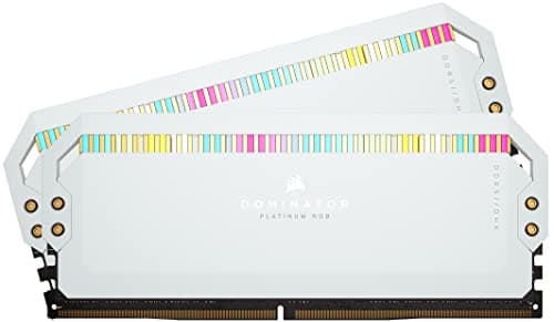 CORSAIR DOMINATOR PLATINUM RGB DDR5 32GB (2x16GB) DDR5 6000MHz CL30 AMD EXPO Intel XMP iCUE Compatible Computer Memory – Gray (CMT32GX5M2B6000Z30K)