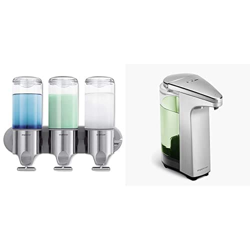 Dispensador de pared triple simplehuman