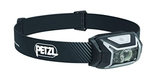 Petzl ACTIK CORE Headlamp - Powerful, Rechargeable 600 Lumen Light with Red Lighting for Hiking, Climbing, and Camping - Blue
