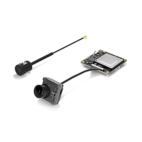 Ratel 2 1200TVL FPV Camera 1/1.8'' Starlight 165 FOV 2.1mm NTSC/PAL 16:9/4:3 for Caddx Switchable 19 * 19mm Super WDR for FPV Racing (Ratel v2 red)