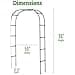Amazon.com : Gardeners Supply Company Titan Arch Arbor Garden Trellis ...