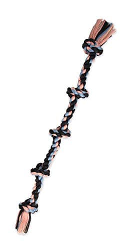 Mammoth Flossy Chews Cottonblend 3-Knot Rope Tug