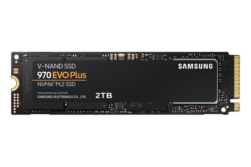 Samsung 970 EVO Plus SSD 2TB NVMe M.2 Internal Solid State Hard Drive, V-NAND Technology, Storage and Memory Expansion for Gaming, Graphics w/Heat Control, Max Speed, MZ-V7S2T0B/AM [États-Unis Version]
