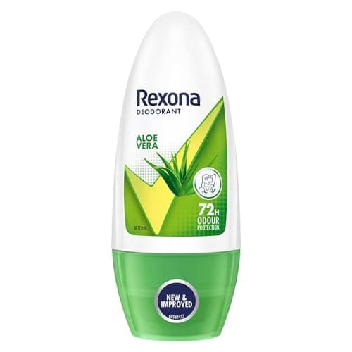 R_exona Aloe Vera Underarm Roll On Deodorant For Women, Antiperspirant, Removes Odour, Keeps Skin Fresh & Clean, Alcohol Free, Skin Friendly, 50 ml