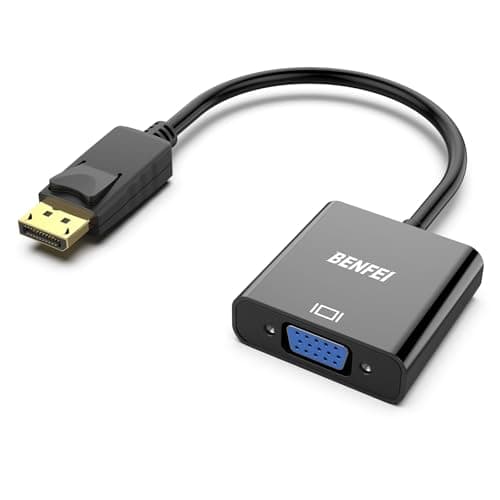 BENFEI DisplayPort to VGA, DisplayPort to VGA Adapter Male to Female ...