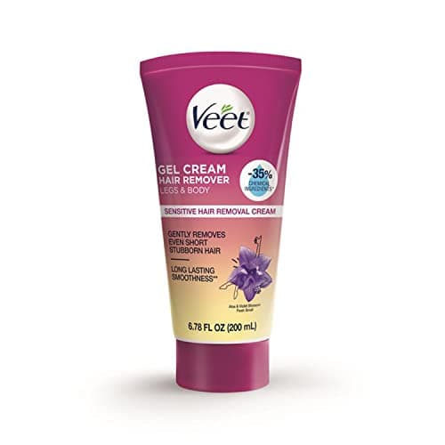 Veet Gel Cream Hair Remover, Sensitive Skin Formula, Aloe Violet ...