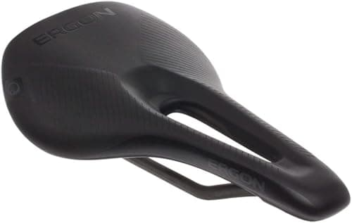 Ergon - SR Pro Carbon Ergonomic Comfort Bicycle Saddle | for Road, Race and Gravel Bikes | Womens | Small/Medium | Stealth Black
