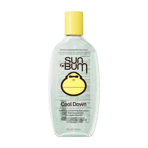 Sun Bum Cool Down Aloe Vera Gel | Vegan and Hypoallergenic After Sun Care with Cocoa Butter to Soothe and Hydrate Sunburn Pain Relief | 177ml / 6 oz