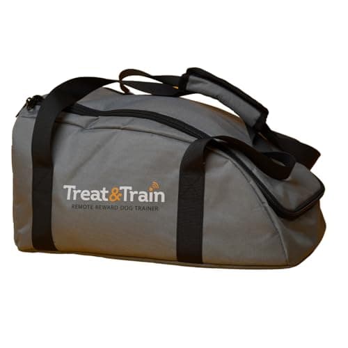 Treat&Train - Remote Treat Dispensing Dog Training System, Positive Reinforcement, Calm Behavior, Distraction Avoidance, Includes Instruction Booklet, Target Wand & Remote, for Dogs 6 Months & Up