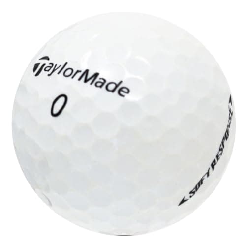 LostGolfBalls - 24 Taylormade Soft Response Golf Balls in Near Mint Condition, AAAA Quality, Recycled Used Golf Balls, Best Value Golf Balls, White