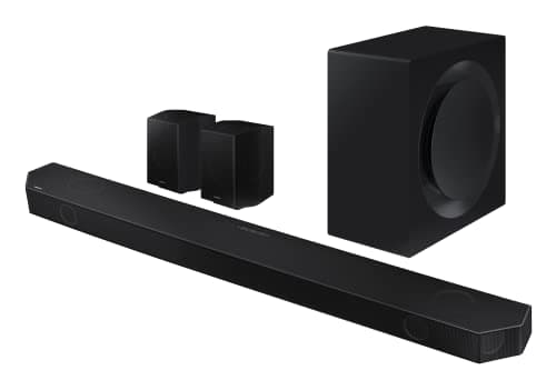 Samsung Q990b 11.1.4 Ch Dolby Atmos Soundbar and Up-firing Rear Speaker Kit (hwq990b)