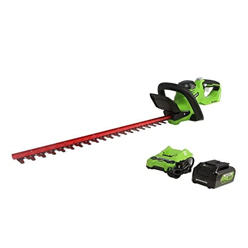 Greenworks 24V 51cm Long Reach Split Shaft Cordless Hedge Trimmer With ...