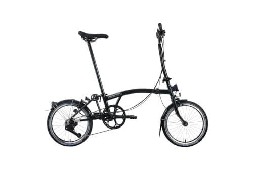 Brompton C Line Explore Black Folding Bike - Clever Cycles Portland ...