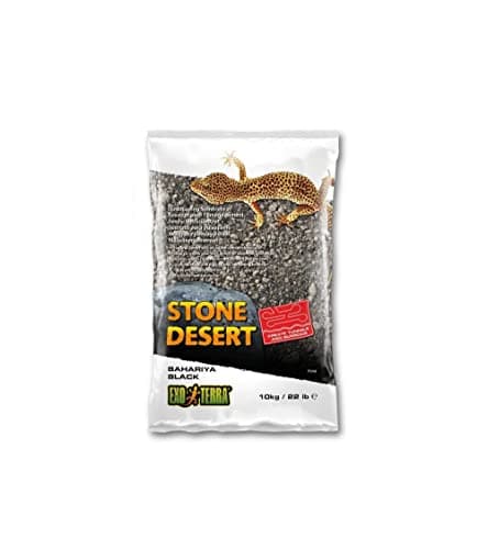 Exo Terra Stone Desert Substrate - Bahariya Black - 5 lbs (11 lbs)