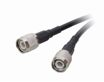 Times Microwave LMR-400 Satellite Phone Antenna Cable with TNC Male Connectors, Made in The U.S.A. by MPD Digital™, 25FT