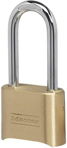 Master Lock 175DLH 2" Resettable Brass Combination Padlock