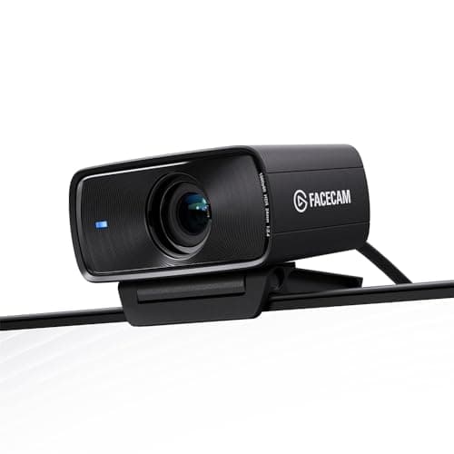 Elgato Facecam Pro, True 4K60 Ultra HD Webcam for Live Streaming, Gaming, Video Calls, Advanced Light Correction, DSLR Style Control, Wide Angle, Works with OBS, Teams,Zoom, PC/Mac, Black