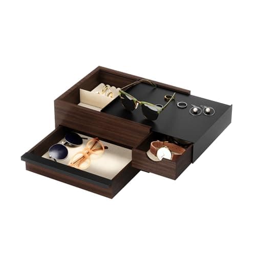 Umbra Stowit Jewelry Box, Black/Walnut | Canadian Tire
