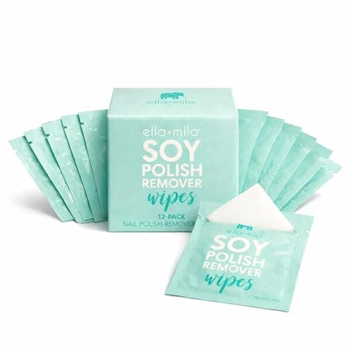 ella+mila - Soy Nail Polish Remover Wipes - Unscented - 12PK ...
