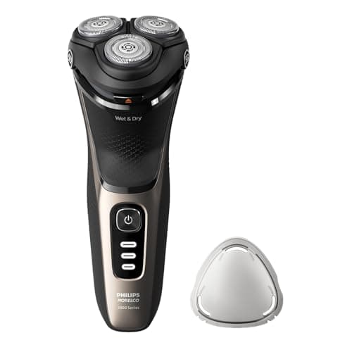 Philips Norelco Shaver 3500, Rechargeable Wet & Dry electric shaver with Pop-Up Trimmer and Storage Pouch, S3212/82