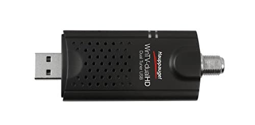Hauppauge 1595 WinTV-DualHD Dual USB 2.0 HD TV Tuner for Windows PC, Black