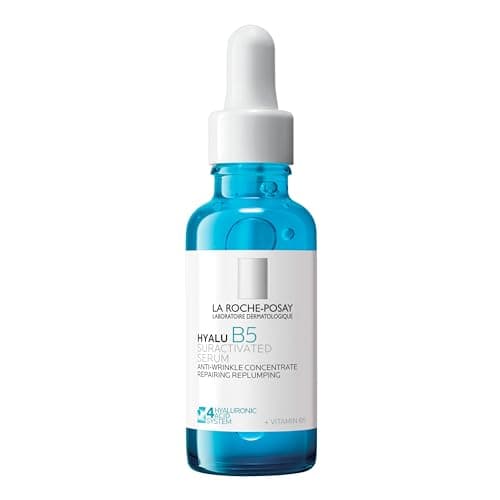 La Roche-Posay Pure Hyaluronic Acid Serum for Face with Vitamin B5. Hyalu B5 Anti-Aging Face Serum for Women. Anti-Wrinkle Concentrate. Hydrating, Repairing, Replumping. Suitable for Sensitive Skin.