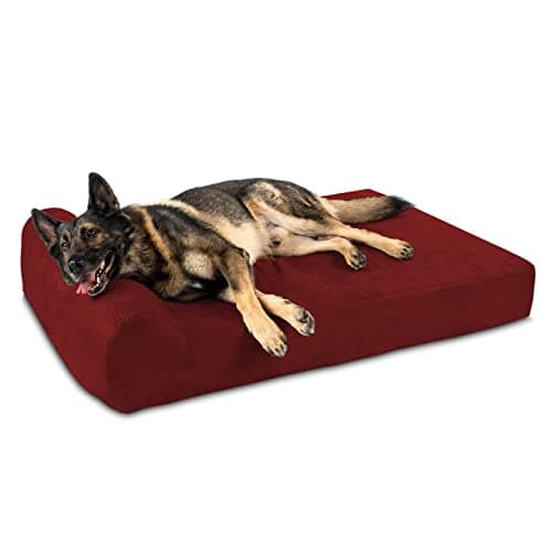 Big Barker 7" Pillow Top Orthopedic Giant Dog Bed, Khaki, Sleek Edition ...