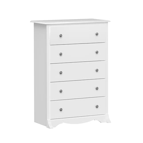 Prepac WDC-3345-K Sonoma 5-Drawer Chest, White