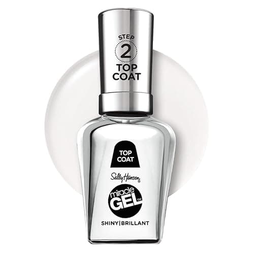 Sally Hansen - Miracle Gel - Nail Colour, 2 Step Gel System, No Uv Light Needed, Up To 8 Day Wear, Jealous Boyfriend - 676
