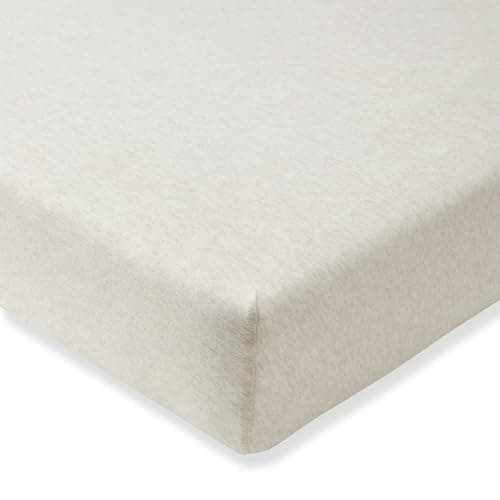 Burt's Bees Baby Organic Cotton Jersey Fitted Crib Sheet - Tan Bee, 1 ...