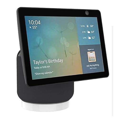 For Amazon Echo Show 10 Holder, Bracket Accessories with Integrated Cable Management, Echo Show 10 Stand, No Hamming, No Screws Required, Speaker Accessories Rack (Echo Show 10, Black) JS10