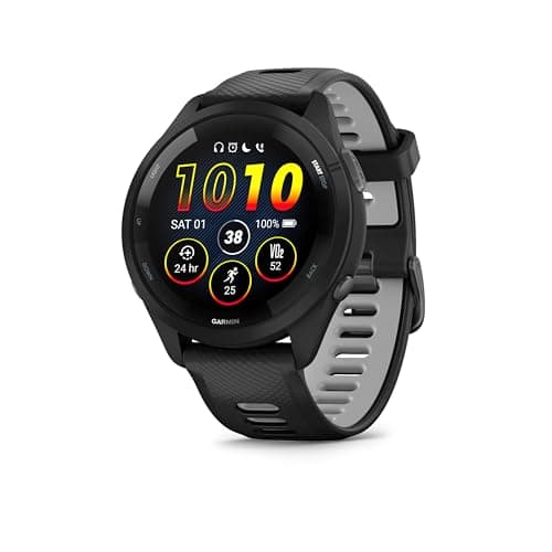 Forerunner 265 - GPS Marathon Smartwatch For Runner (Black ...