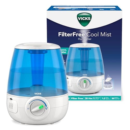 Vicks Filter-Free Ultrasonic Cool Mist Humidifier V4600