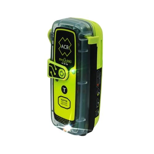 ACR ResQLink 400 – Buoyant GPS Personal Locator Beacon with American Registration, ensuring Quick and Reliable Emergency Location signaling.