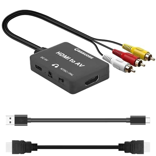 HDMI To RCA Converter With 3.5…