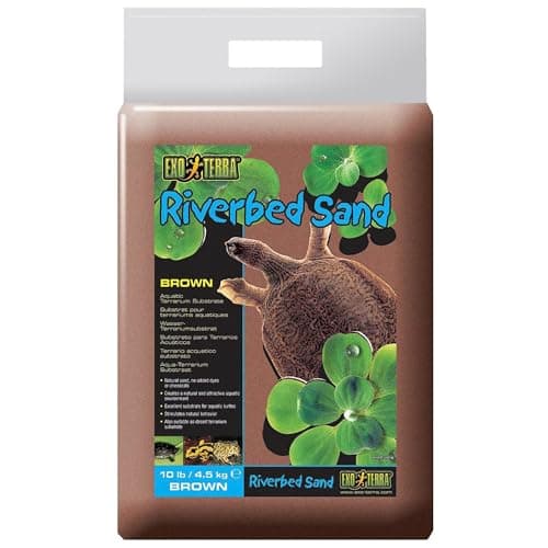 Exo Terra Riverbed Sand - Brown - 10 lb (4.5 lbs), 10-Pound