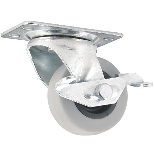2-Inch Swivel Plate Soft Rubber Caster, 90-lb Load Capacity – Shepherd ...