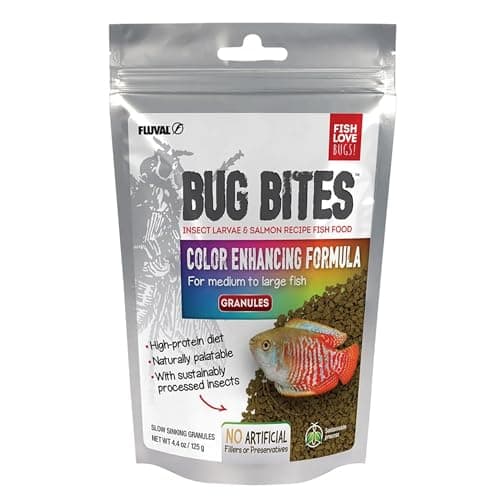 Bug Bites Color Enhancing Flakes - 0.63oz / 18 g - Fluval USA