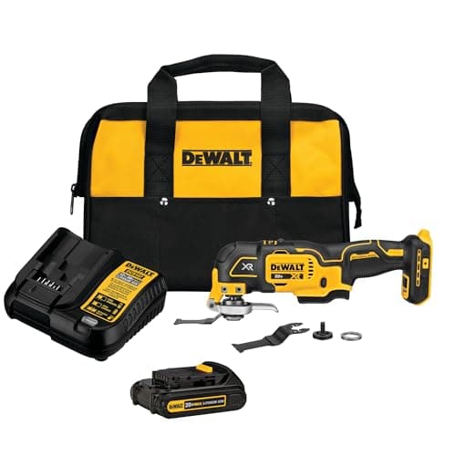 Kit de herramienta multifuncional oscilante DEWALT DCS356C1 20V MAX XR sin escobillas
