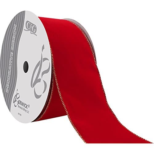 Amazon.com: Berwick Offray C&G Vel-Pruf Velvet 2-1/2"W X 25 Yards ...