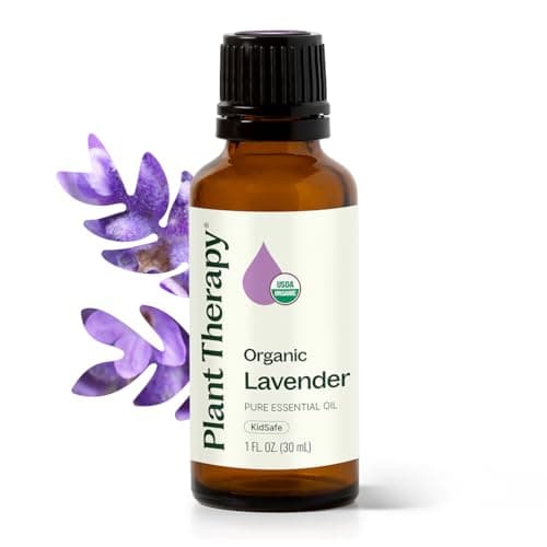 Plant Therapy Lavender Organic Essential Oil 30 mL (1 oz) 100% Pure, Undiluted, Therapeutic Grade