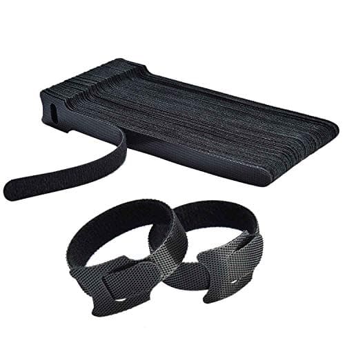 Hmrope 60PCS Reusable Fastening Cable Ties