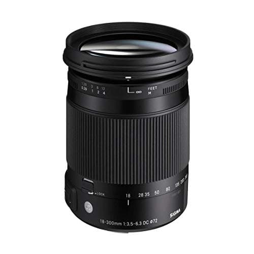 Sigma 18-300mm f/3.5-6.3 DC Macro OS HSM Contemporary Lens for Nikon F ...