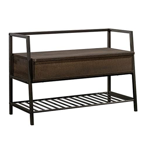 Sauder North Avenue Storage Bench, Smoked Oak Finish