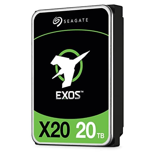 Seagate Exos X20 20TB SAS 12Gb/s 7200RPM 3.5-inch Enterprise Hard Drive