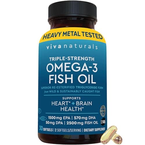Amazon.com: Omega 3 Fish Oil Supplement for Women and Men - 2500 ...