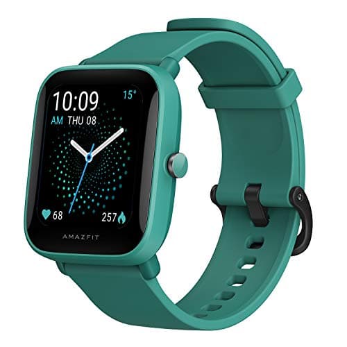 Amazfit Bip U Pro in Green Smartwatch with Alexa Built-in for Men Women, GPS Fitness Tracker with 60+ Sport Modes, Blood Oxygen Heart Rate Sleep Monitor, 5 ATM Waterproof, for iPhone Android Phone