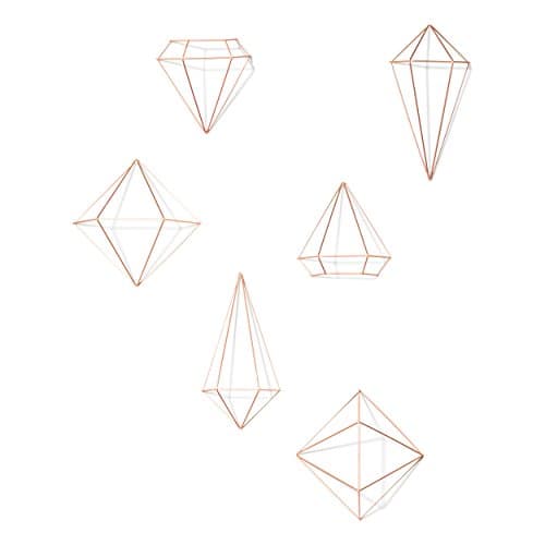Umbra Prisma Wall Decor (Set of 6) – Metal Wall Art/Modern Wall Decor ...